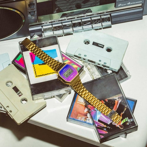 ساعة كاسيو رقمي ذهبي A168WERG-2A