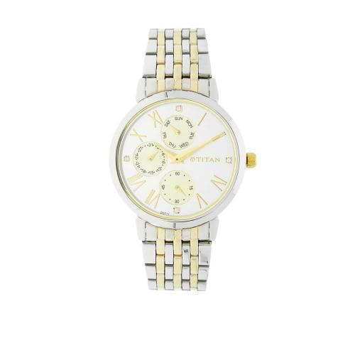 ساعة تيتان رجالي Titan Stainless Steel Strap Watch...