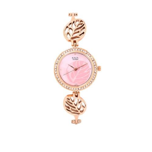 ساعة تيتان راجا Titan Raga Mother of Pearl Dial An...