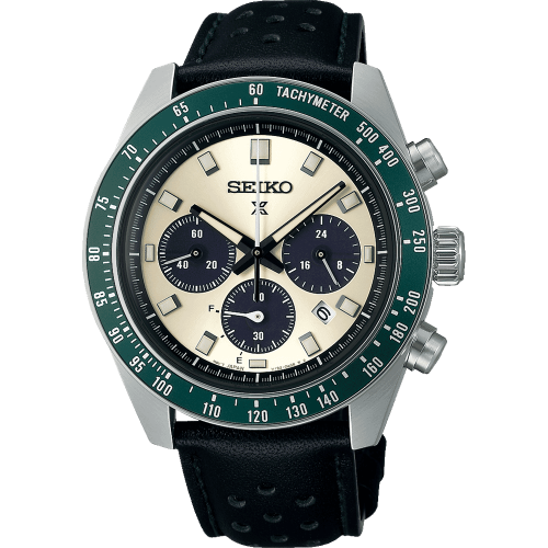 ساعة سيكو اتوماتيك جلد Seiko SSC943P1 Solar Quartz...