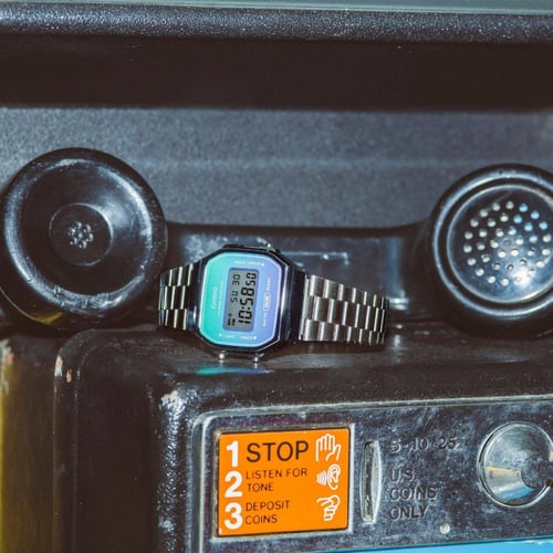 ساعة كاسيو رقمية A168WER-2A