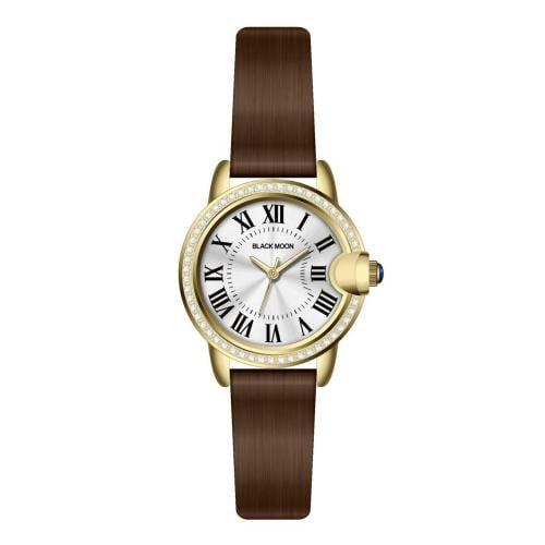 Black Moon women's watch leather model Cartier