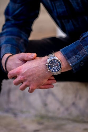 ساعة كاسيو اديفايس رجالي ECB-S100D-2A