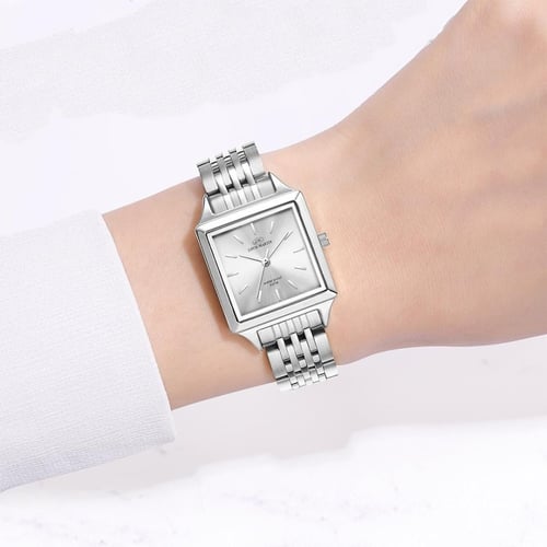 ساعة نسائي من لويس مارتن مربعة