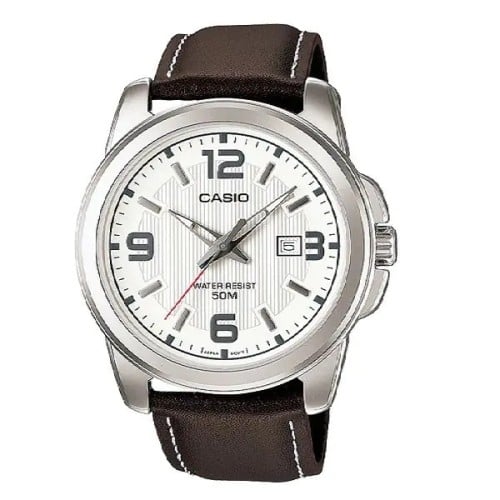 ساعة كاسيو جلد رجالي CASIO Analog Men Formal Watch...