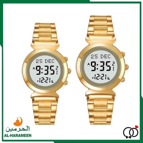 طقم ساعة الحرمين الأنيقة HA-6331 و HA-6332 رجالي -...