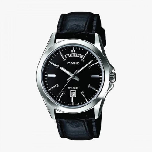 ساعة كاسيو جلد رجالي CASIO Analog Men Formal Watch...