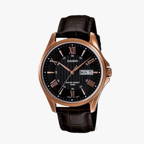 ساعة كاسيو جلد CASIO Analog Men Formal Watch MTP-1...