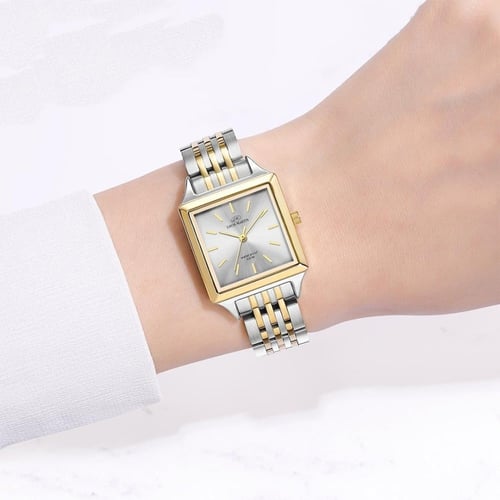 ساعة نسائي من لويس مارتن مربعة