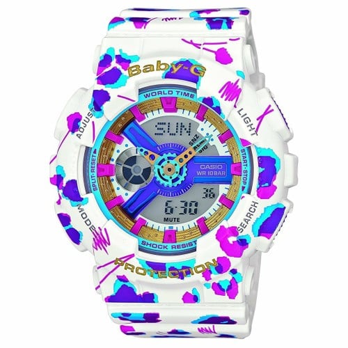 ساعة بيبي جي BA-110FL-7ADR