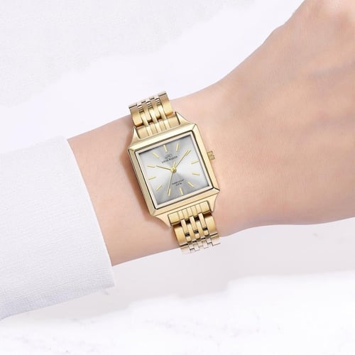 ساعة نسائي من لويس مارتن مربعة