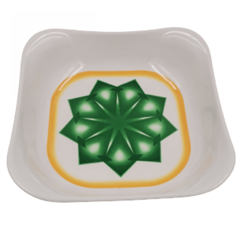 صحن ميلامين مربع عميق