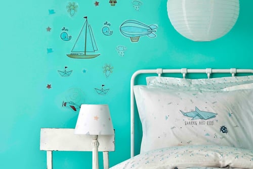 تلبيسة لحاف صيفي بدون حشو 4 قطع