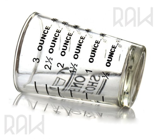 كأس زجاجي شوت اسبريسو بعدة احجام