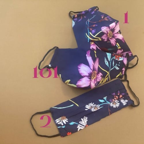 كمامة كحلي مورد بطانة بفلتر مقاومة للماء #89