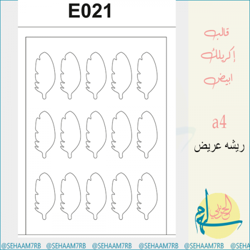 قالب اكريلك E021