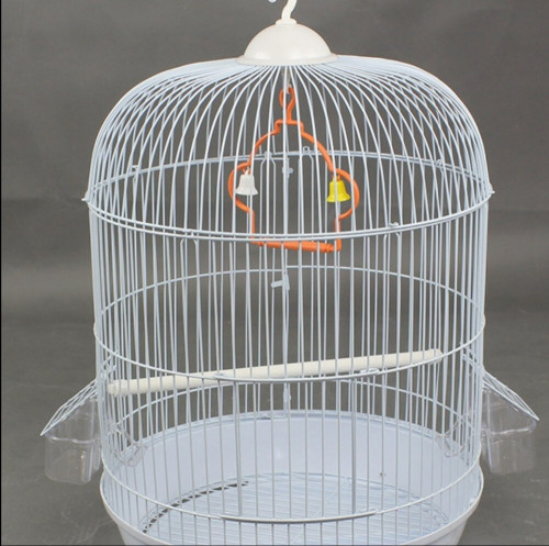 قفص طيور دائري طويل