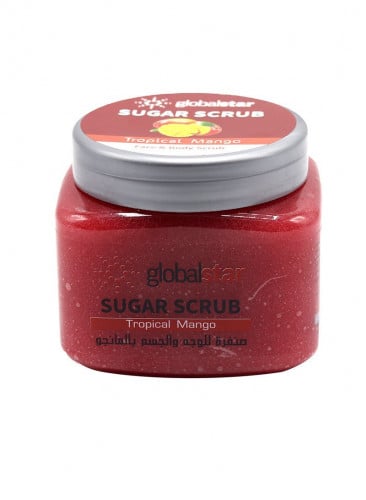 جلوبال ستار صنفرة سكر للوجه والجسم بالمانجو -500 م...