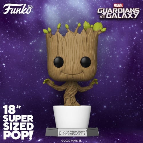 Funko Pop Vinyl Pop Marvel Dancing Groot (18 Inch)...