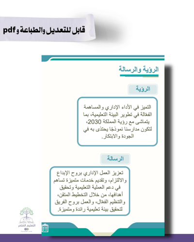 حقيبة - الطاقم الإداري - تصميم رسمي أخضر - للطباعة