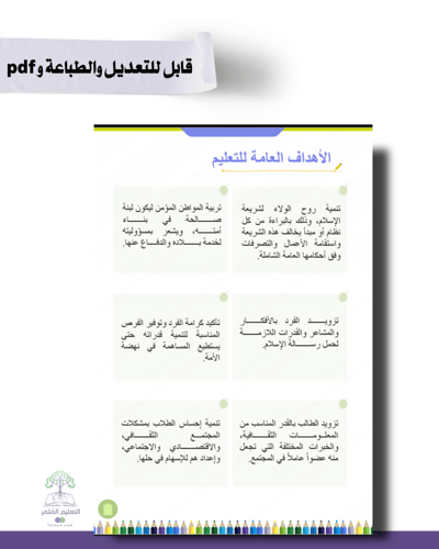 حقيبة -رياض الأطفال -إنطلاقة التميز -للطباعة