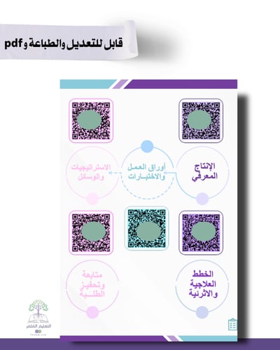 حقيبة - معلمة مسند لها نشاط - للطباعة