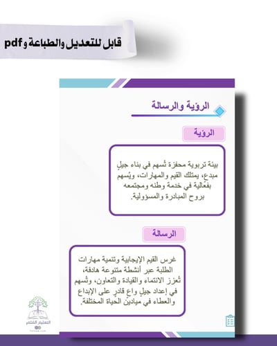 حقيبة - معلمة مسند لها نشاط - للطباعة