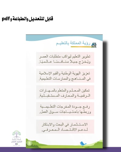 حقيبة -رياض الأطفال -سماء الطفولة -للطباعة