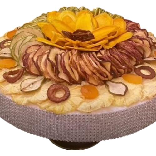 صحن فواكة مجففه