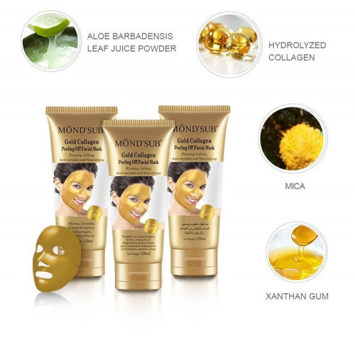ماسك كريمي بالكولاجين الذهبي من موند ساب