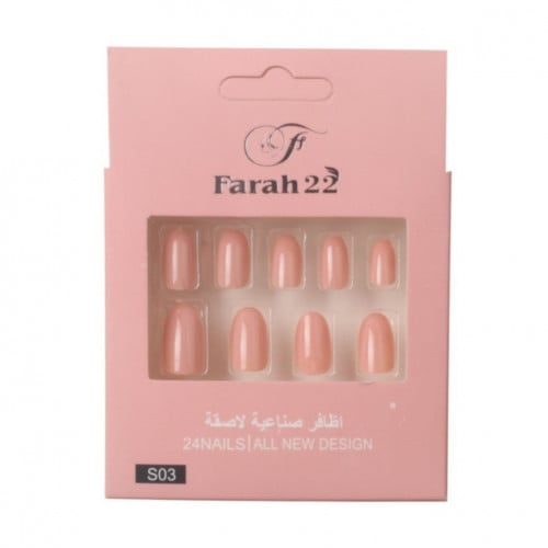 طقم اظافر تركيب لامعة رقم 3 - مناسبة لكل الاوقات