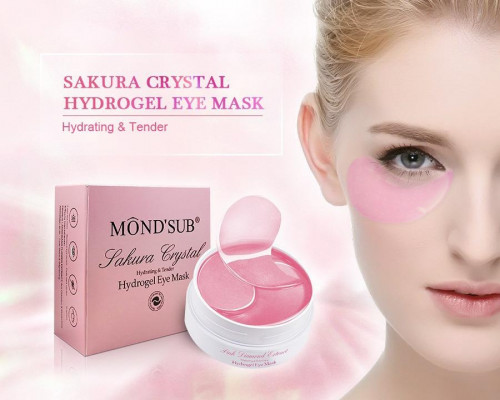 ماسك عيون هلامي بزهرة الساكورا - 60 ماسك بالعبوة