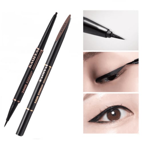 قلم حواجب وايلاينر كاكيا بني غامق رقم 104