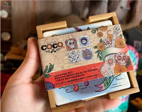 طقم قاعدات للاكواب بشخصية كوكو