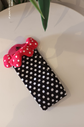 جوارب ميني ماوس مع فيونكه من الاعلى