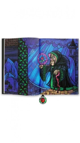 جورنال الجميله و الوحش بغلاف من الاكريلك المرسوم و...