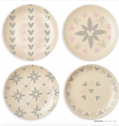 طقم اطباق ميكي ماوس 4 قطع