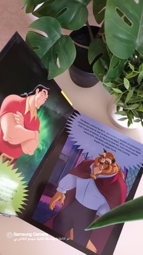 كتاب قصص ابطال و اشرار ديزني مع مجسمات