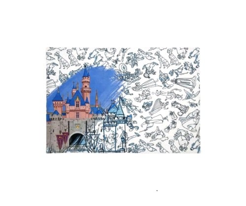 مفرش طاوله قلعة ديزني