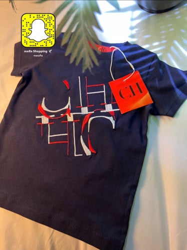 تيشيرت CH كحلي للجنسين