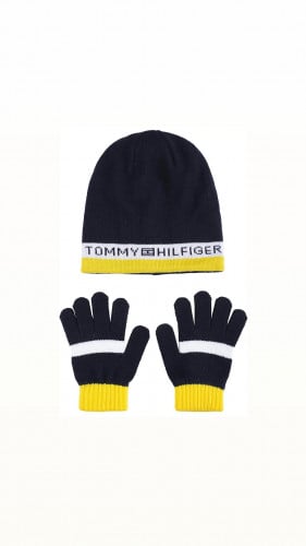 قبعة+ قفاز تومي هيليفقر الاصلي