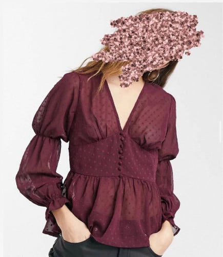 بلوزة شيفون