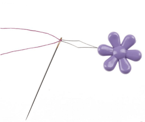 ناظم خيط على شكل وردة