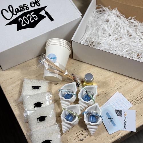 فعاليه التخرج - اصنعي شمعتك الصدفيه(للشخص)