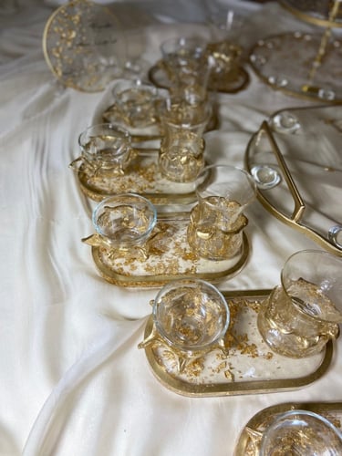 طقم ضيافه 3 قطع