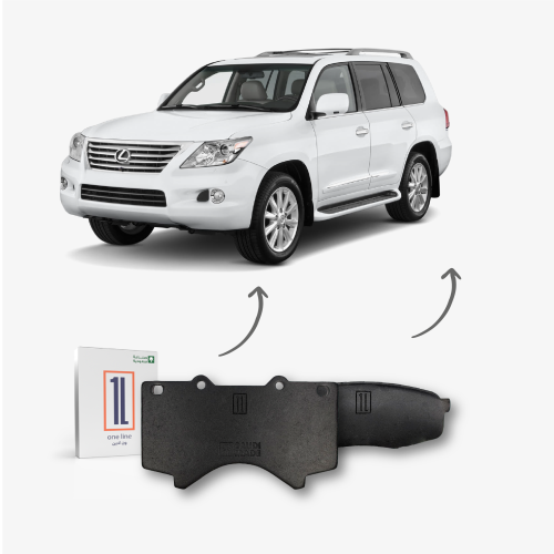 بكج فحمات امامي وخلفي لكزس570 2008 - 2015