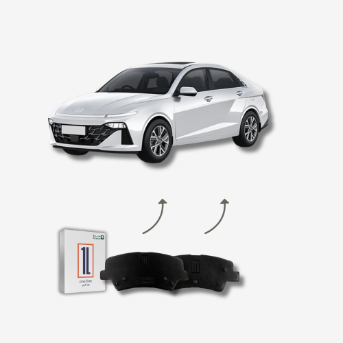 بكج فحمات امامي وخلفي هونداي اكسنت 2023 - 2025