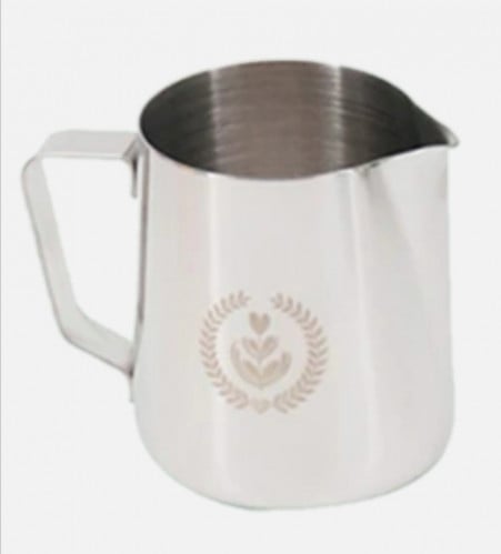 بتشر تبخير الحليب فاخر 600 مل بطباعة زهرة لاتيه