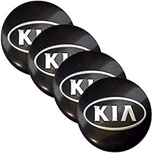 غطاء جنط كيا أسود قطعة واحدة