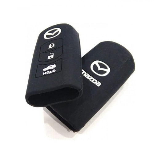 جراب سليكون مازدا 3 ازرار بصمة اسود